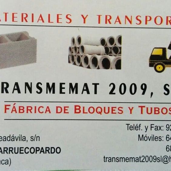 Materiales y Transportes Transmemat 2009 productos